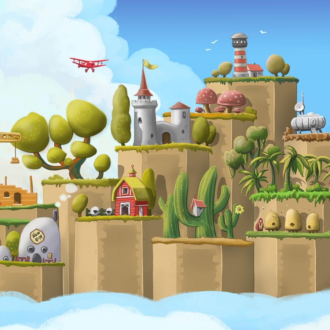 Final version of Biomes key art